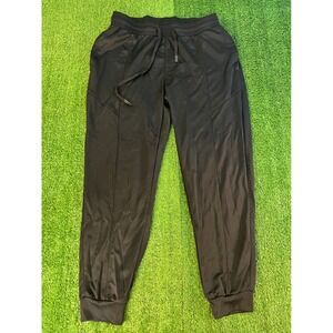 Mono B Mens Black Pintuck Athletic Joggers Drawstring Sweatpants AP7013 Size L